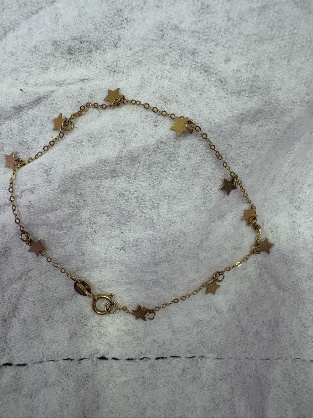 Delicate Gold Star Charm Anklet - Women Jewelry